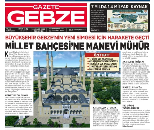 MİLLET BAHCESİ’NE MANEVİ MÜHÜR