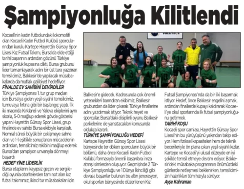 KOCAELİ KADINGÜCÜSPOR, BEŞİKTAŞ’I AĞIRLAYACAK MAÇ DARICA’DA