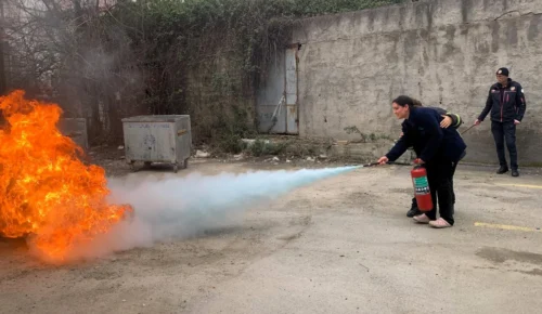 KOBİTEM’den Kocaeli Hastane Personeline Yangın Güvenliği Eğitimi
