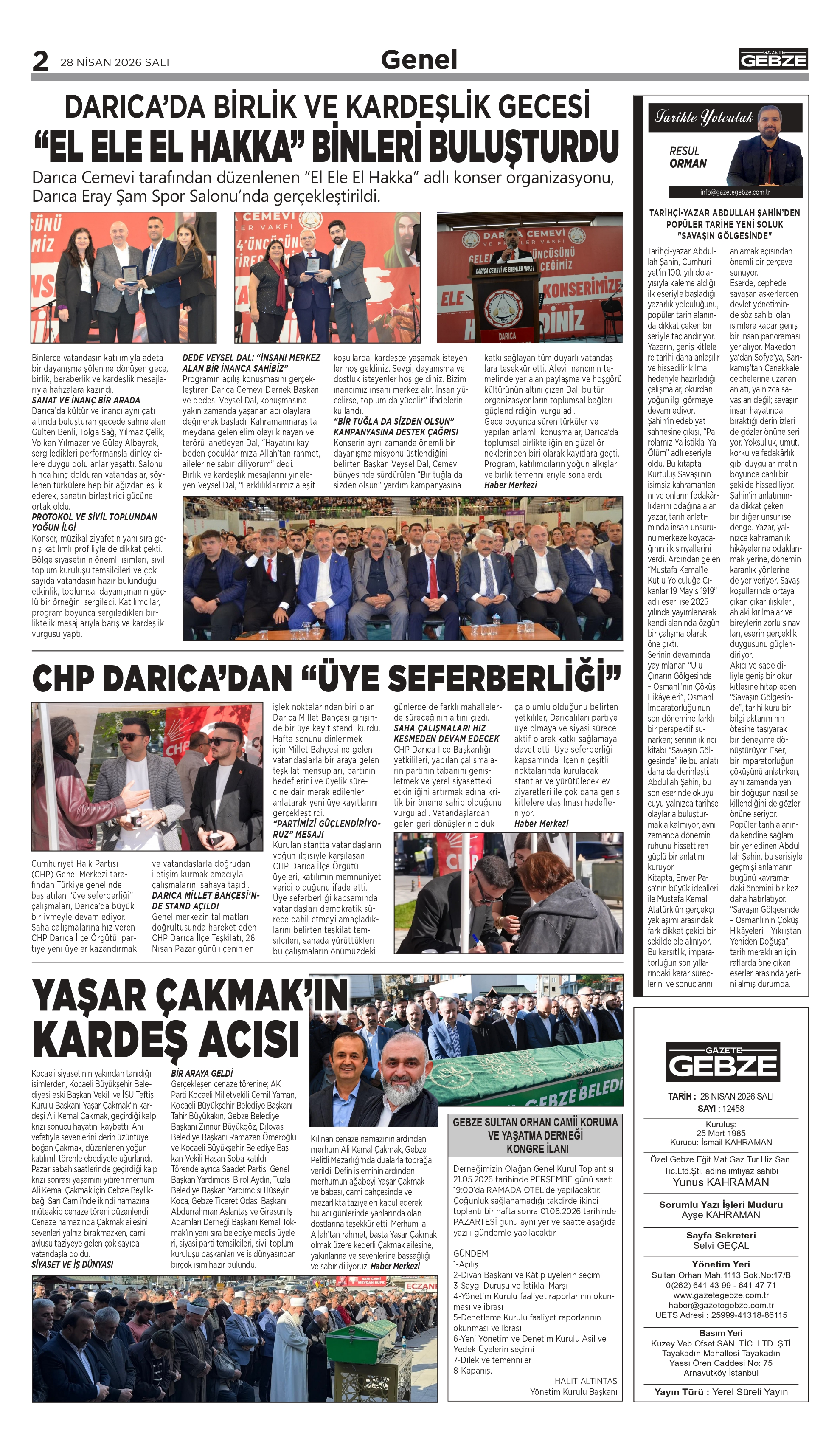 “EL ELE EL HAKKA” BİNLERİ BULUŞTURDU