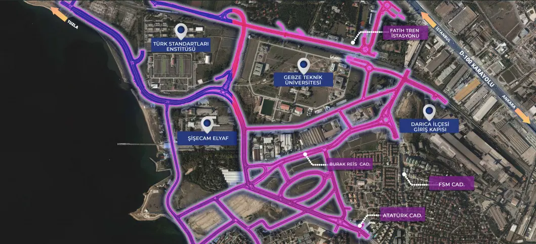 DARICA-TUZLA’YA BAĞLANIYOR