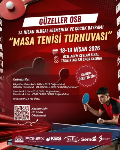 GÜZELLER OSB’DEN  TURNUVA!