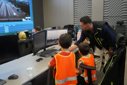 Kocaeli’de Minikler Ulaşım Merkezi’nde Trafik Güvenliğini Uygulamalı Öğrendi