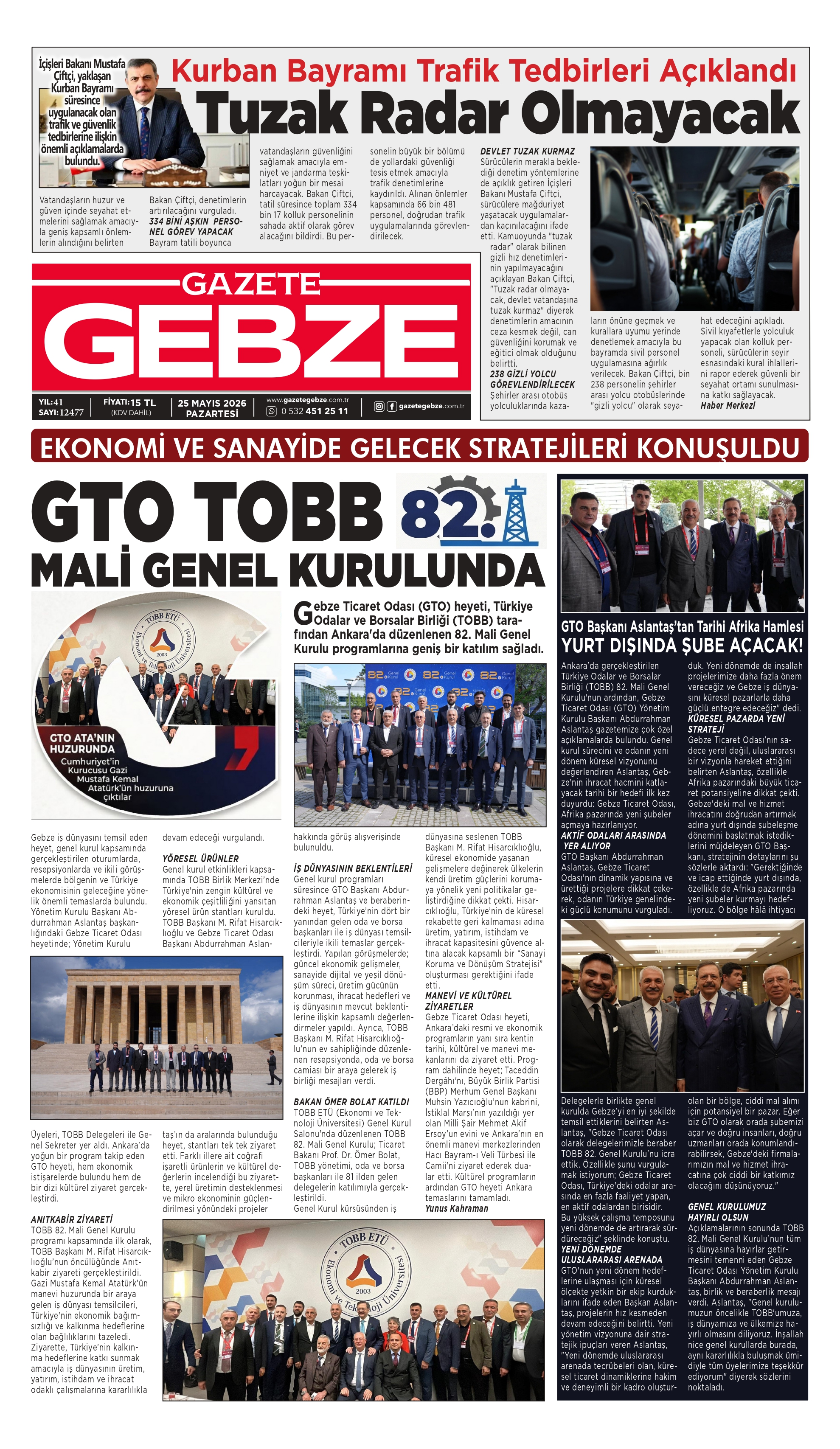 GTO TOBB ZİRVESİNDE GTO TOBB ZİRVESİNDE
