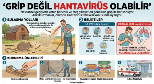 GRİP DEĞİL HANTAVİRÜS OLABİLİR