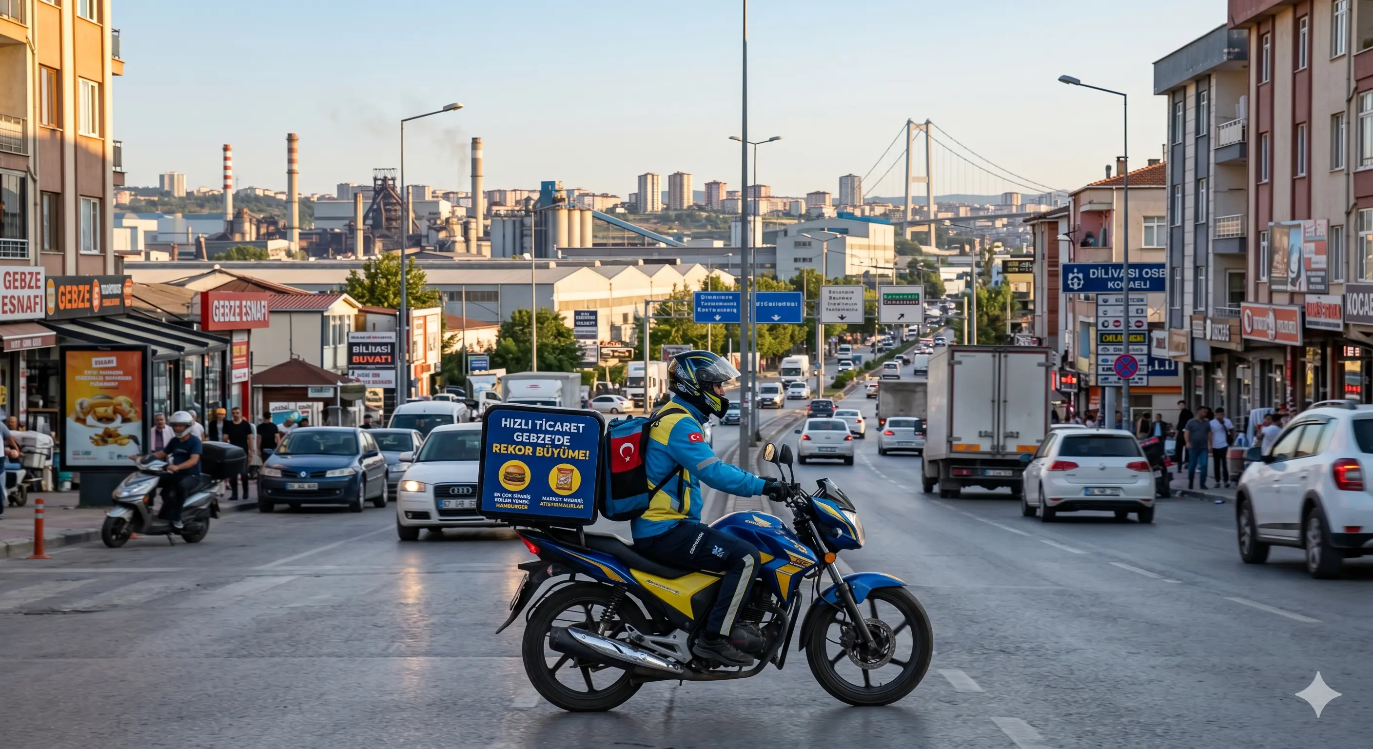Kocaeli’de Kuryeler Sipariş Yetiştiremiyor Kocaeli’de Kuryeler Sipariş Yetiştiremiyor