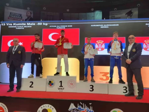 Darıca Belediyesi Sporcuları Balkan Karate Şampiyonası’nda Altın ve Gümüş Madalya Kazandı