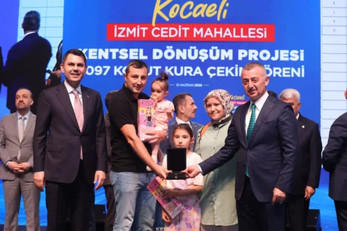 Türkiye’nin En Büyük Kentsel Dönüşümü Kocaeli Cedit’te: 1097 Konut Anahtarları Teslim Edildi