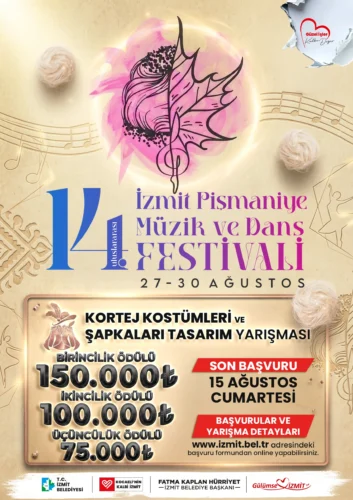 İzmit Pişmaniye Festivali Kostüm, Şapka ve Maskot Tasarım Yarışmaları Başladı