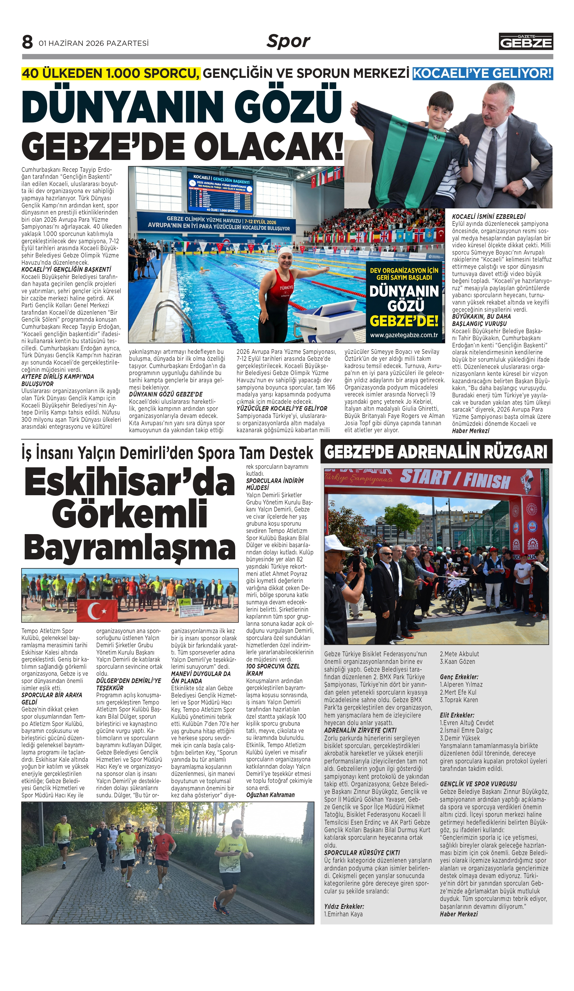 İş İnsanı Yalçın Demirli’den Spora Tam Destek İş İnsanı Yalçın Demirli’den Spora Tam Destek