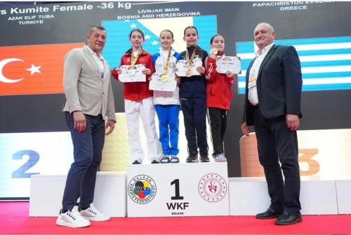 Körfez’in Milli Gururu Hiranur Yıldırım’dan Balkan Karate Şampiyonası’nda Bronz Madalya