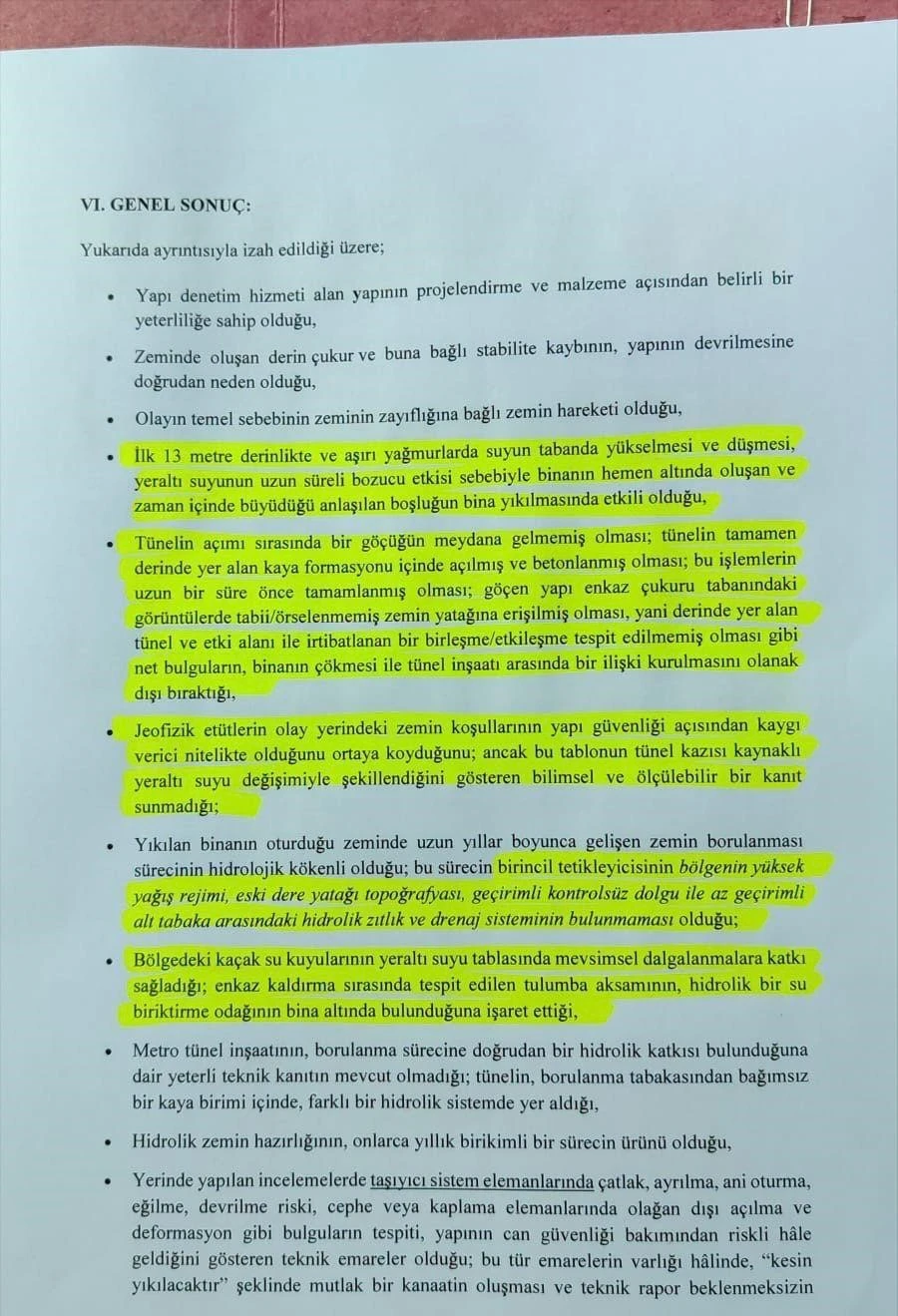 Gebze'de 4 Kişinin Hayatını Kaybettiği Bina Çökmesiyle İlgili Nihai Rapor Savcılığa Sunuldu