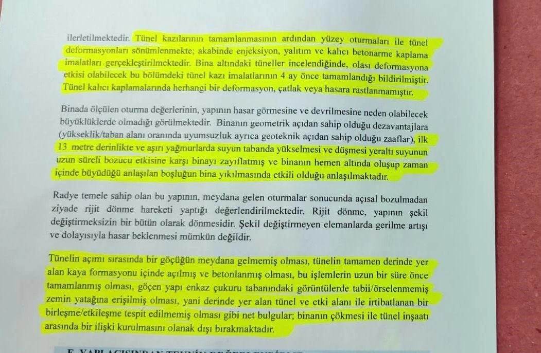 Gebze'de 4 Kişinin Hayatını Kaybettiği Bina Çökmesiyle İlgili Nihai Rapor Savcılığa Sunuldu