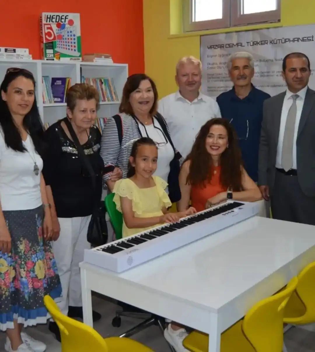 CEMAL TÜRKER KÜTÜPHANESİ AÇILDI CEMAL TÜRKER KÜTÜPHANESİ AÇILDI