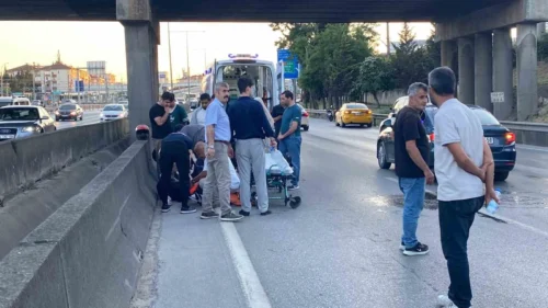Kocaeli İzmit D-100 Motosiklet Kazası: Sürücü Ağır Yaralı