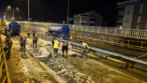Kocaeli Büyükşehir’den Gebze Eskihisar Alt Geçidi’ne Gece Bakımı: Güvenli ve Konforlu Ulaşım