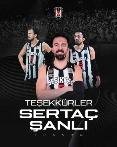 Beşiktaş Basketbol, Sertaç Şanlı ile Yollarını Ayırdı