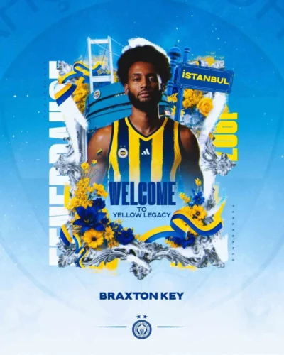 Fenerbahçe Beko, Braxton Key ile 2 Yıllık Sözleşme İmzaladı