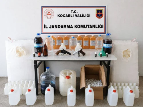Kocaeli’de Jandarmadan 1.3 Milyon TL’lik Kaçak Alkol ve Tütün Operasyonu: 4 Gözaltı