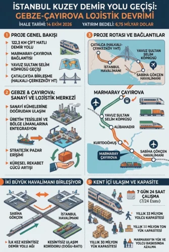 Manşet
GEBZE VE ÇAYIROVA LOJİSTİĞİN MERKEZİ OLUYOR
DEV PROJEDE