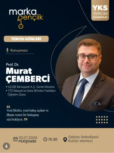PROF. DR. ÇEMBERCİ TERCİH GÜNLERİ’NDE GENÇLERLE BİR ARAYA GELİYOR