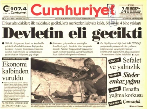 ZAMAN 03.02’DE DURDU, MANŞETLER YIKIMI YAZDI
17 AĞUSTOS’UN YÜZYILLIK ACISI