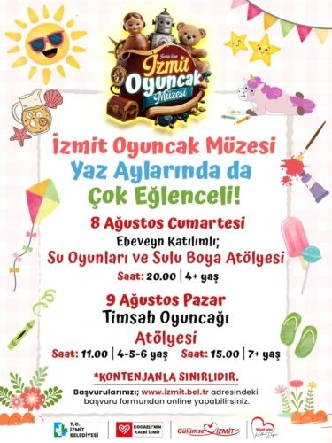 İzmit Oyuncak Müzesi’nde Çocuklara Hafta Sonu Eğlence ve Yaratıcı Atölyeler
