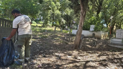 Kocaeli Büyükşehir’den Derince Mezarlıklarına Titiz Bakım ve Temizlik