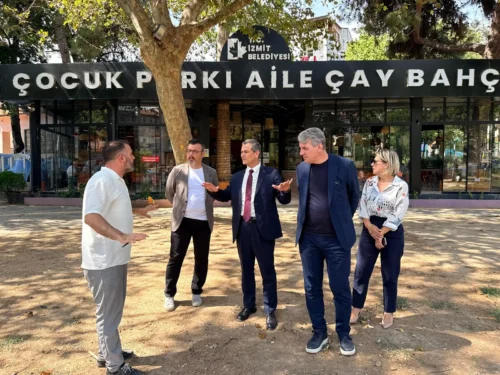 İzmit Belediyesi Başkan Vekili Lütfü Obuz, Park ve Çocuk Evi Projelerini İnceledi