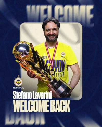 Fenerbahçe Kadın Voleybol Takımı’na Şampiyon Başantrenör Lavarini Geri Döndü