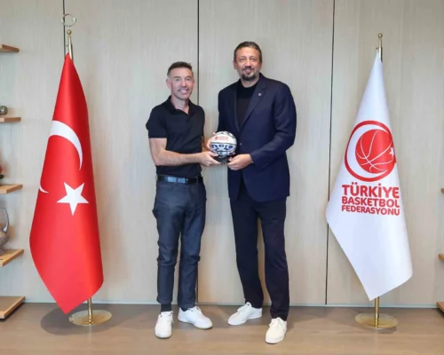 Koray GYO Başkanı Orhun Kartal, TBF Başkanı Hidayet Türkoğlu’nu Ziyaret Etti