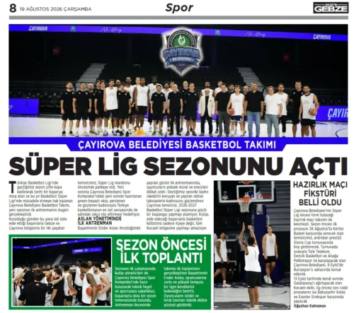 SÜPER LİG SEZONUNU AÇTI