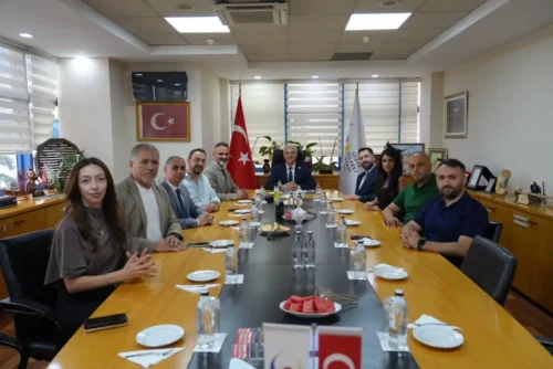 YILMAZ: “BÖLGE TİCARETİ VE TACİRİMİZ İÇİN ORTAK PROJELER ÜRETECEĞİZ” ASRİAD’DAN ODA ZİYARETİ