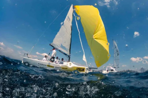 14. TAYK-Eker Olympos Regatta J70 Sınıfı Başladı: Team Nautique Yachting Kalamış’ta Lider
