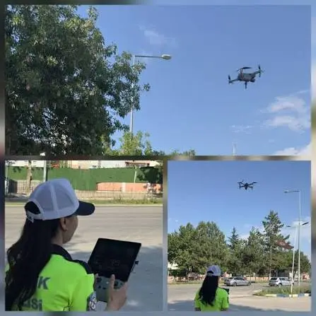 TRAFİKTE DRONE DESTEKLİ  DENETİM