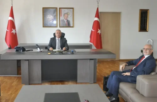 YILMAZ’DAN ÇELİK’E ZİYARET