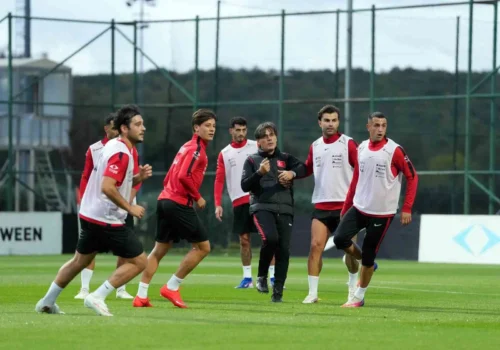 A Milli Takım UEFA Uluslar Ligi Fransa Maçı Hazırlıklarını Sürdürdü
