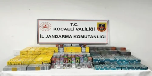 Kocaeli Dilovası’nda Jandarmadan 8 Milyon TL’lik Kaçak Ürün Baskını