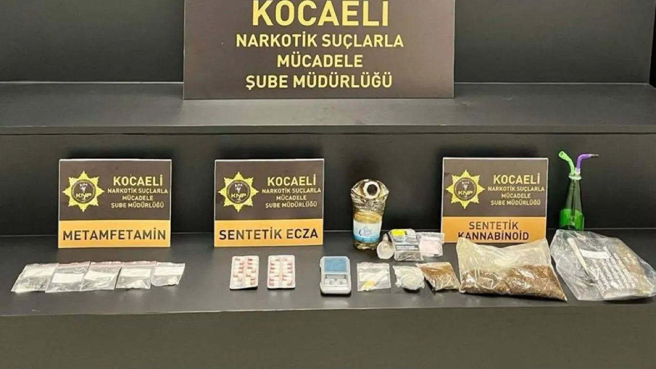 Kocaeli’de uyuşturucu operasyonu: Madde ve terazi ele geçti, 8 gözaltı