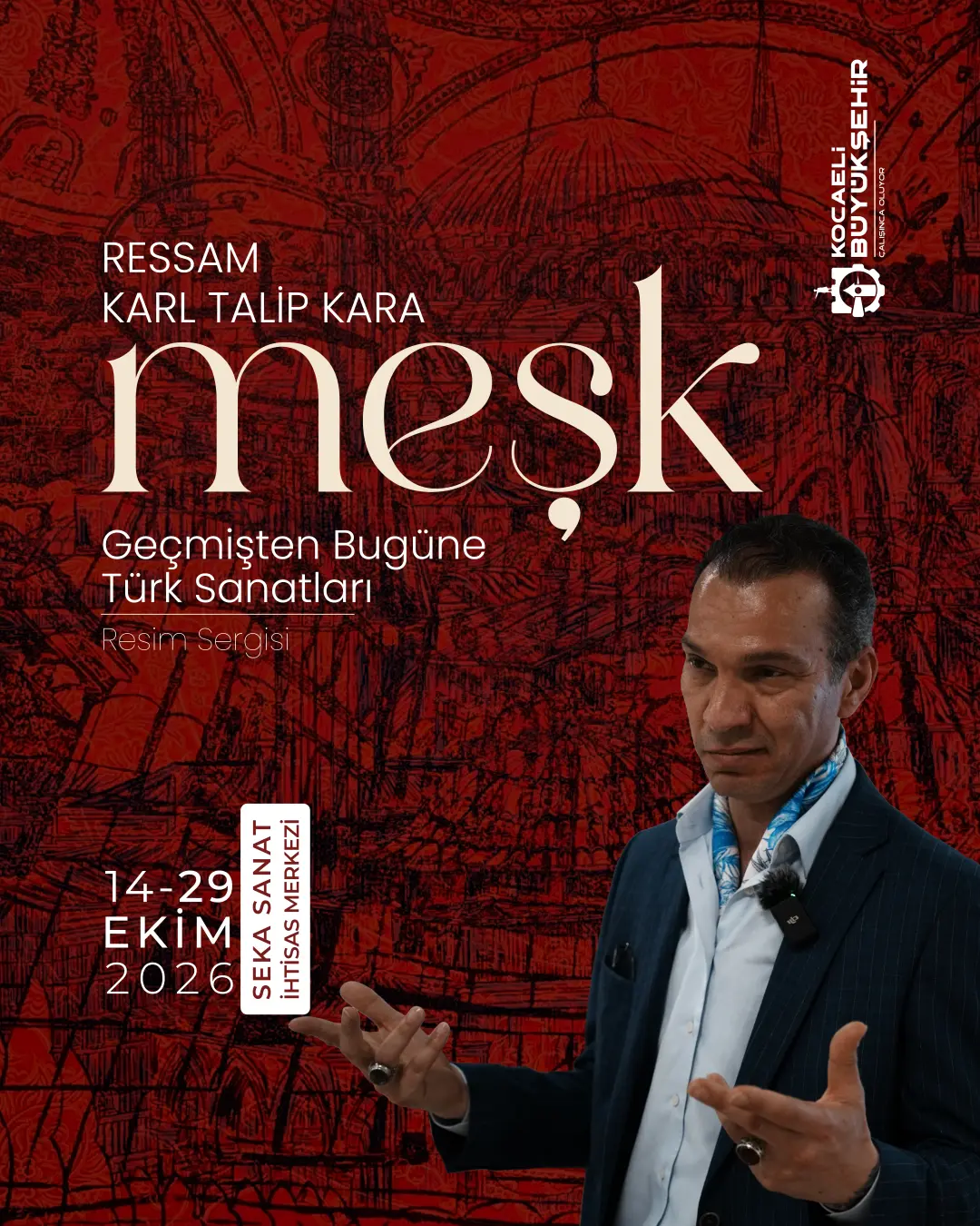 Meşk Sergisi Yarın SEKA’da: Kocaeli’ye Özel Eser Dikkat Çekiyor
