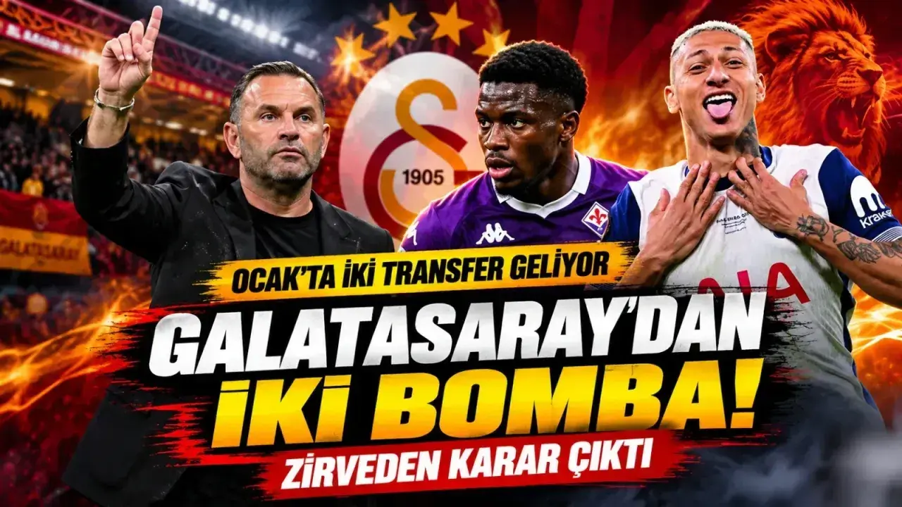 Galatasaray’dan Ocak ayına iki kritik transfer hamlesi