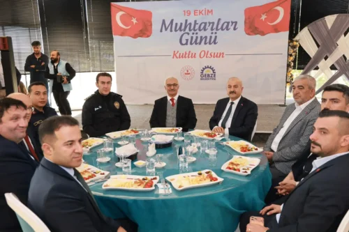 Gebze’de Muhtarların Gücü Kutlandı: Halkla İç İçe Yönetim