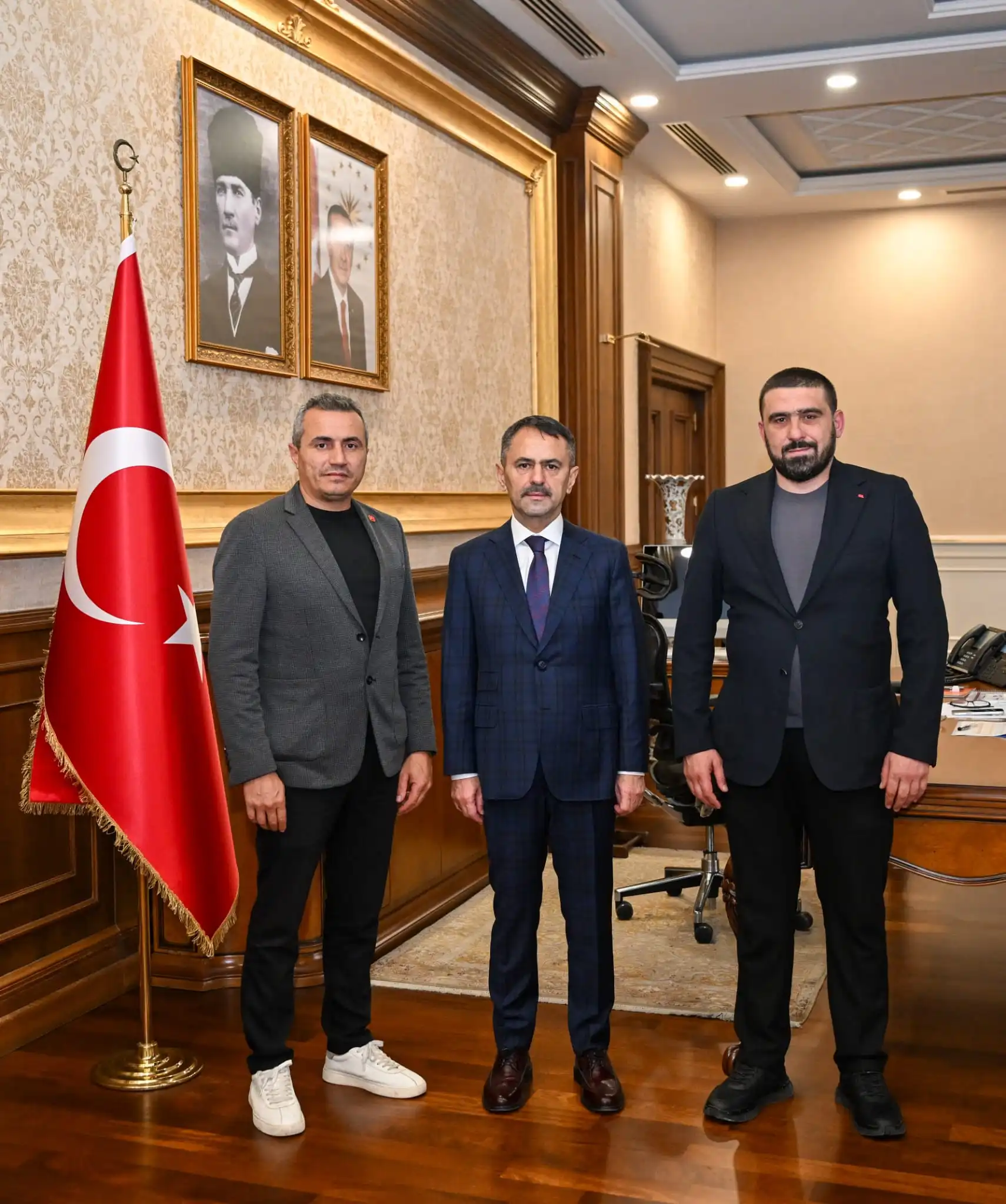 Vali Aktaş’a Akpınar Muhtarı ve İş İnsanından Teşekkür