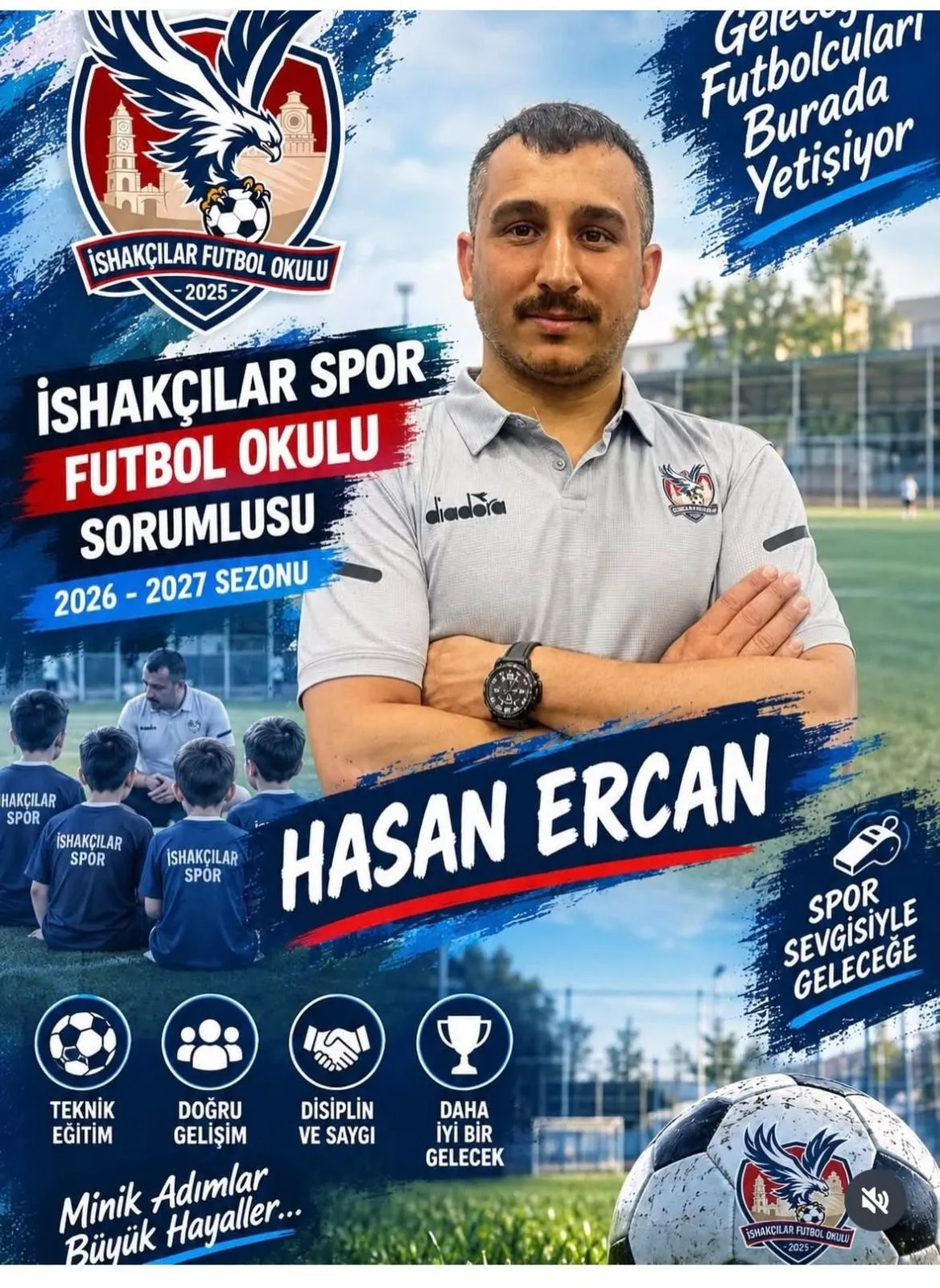 İshakçılar’da Hasan Ercan’lı futbol yolculuğu sürecek