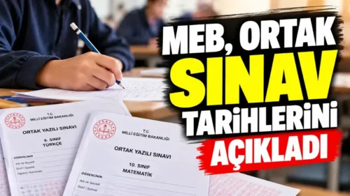 MEB duyurdu: Ortaokul ve lise Kasım 2026 ortak sınav takvimi