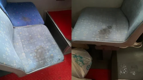 Kirli halk otobüsü koltuklarına tepki: “Kendi adıma utandım”