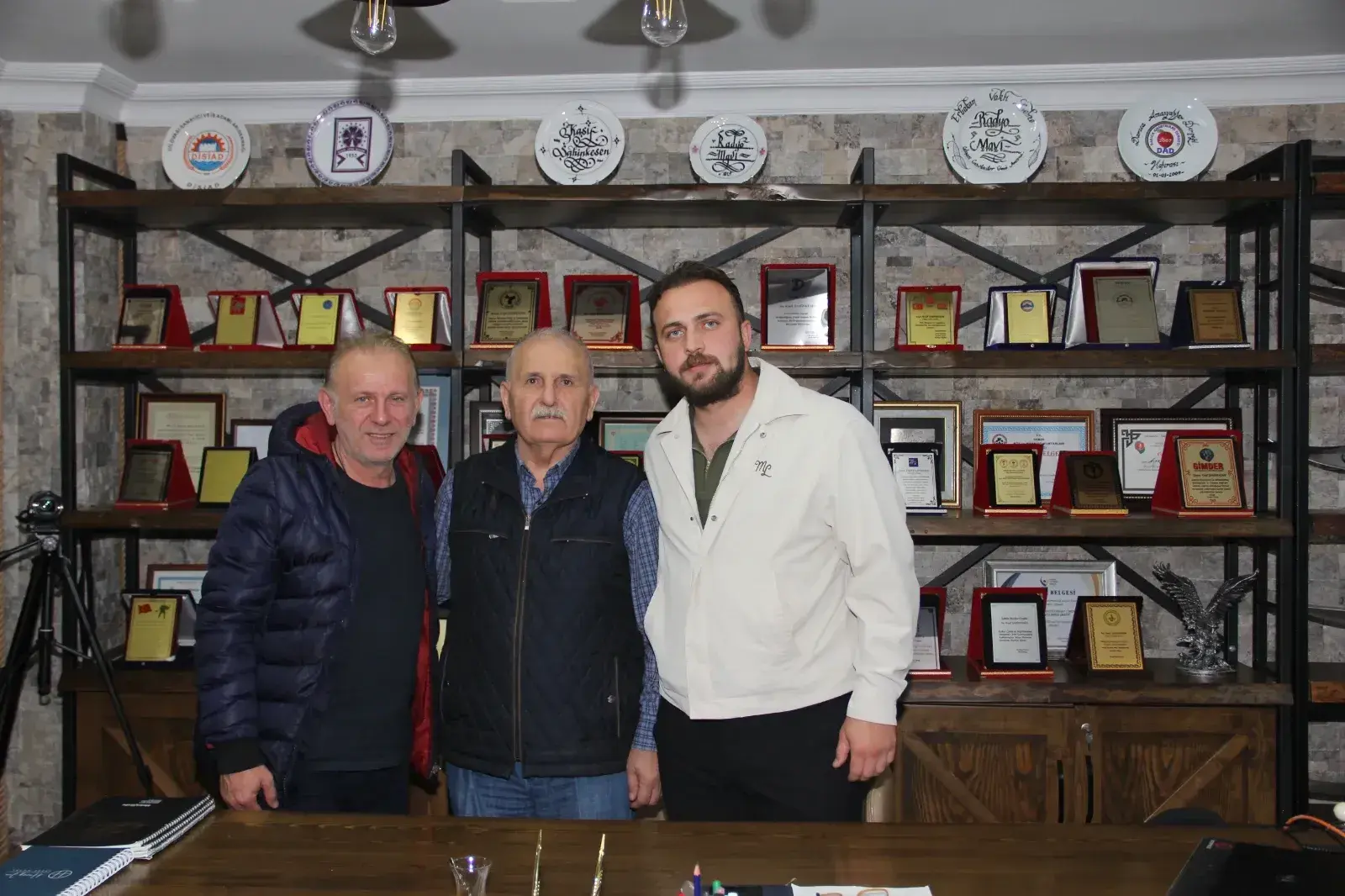Hüseyin Tatoğlu’ndan Kaşif Şahinkesen’e başsağlığı ziyareti