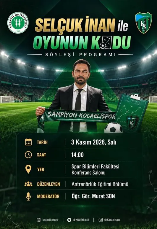 Kocaelisporlu Selçuk İnan, futbolun kodlarını üniversitede çözüyor