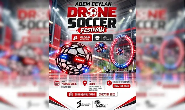 Gebze Adem Ceylan Drone Soccer Festivali Başvuruları Başladı