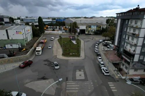 Gebze’de Üç Yol Kesişimindeki Kavşak Yenileme Başladı